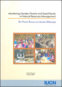 Monitoring gender, poverty and social equity in natural resource ...