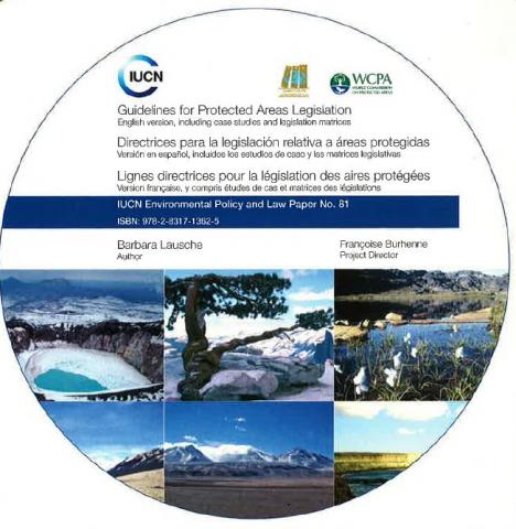Guidelines for protected areas legislation : English version, case ...