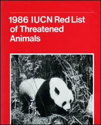 1986 IUCN red list of threatened animals | IUCN Library System